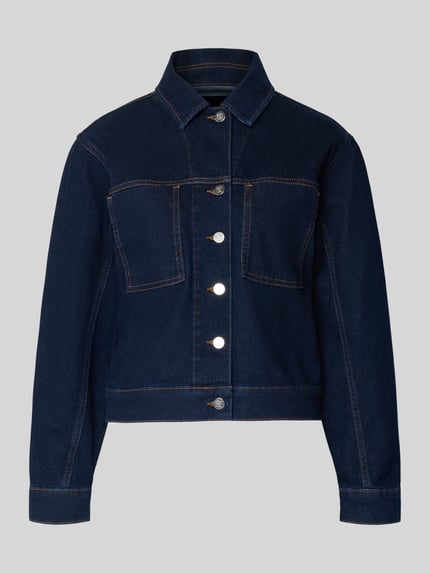 Regular Fit Jeansjacke mit Brusttaschen Modell 'Nusilia' Shop The Look MANNEQUINE