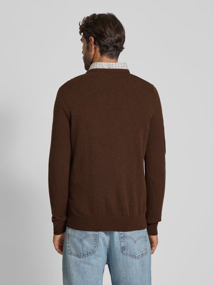 Polo Ralph Lauren Regular Fit Strickpullover aus reiner Wolle Schoko 5