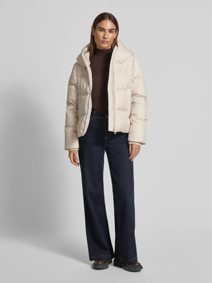 Marc O'Polo Regular Fit Daunenjacke mit Kapuze Stein 1