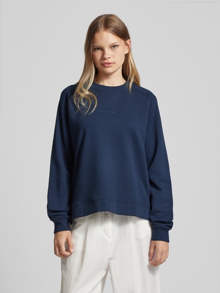 Marc O'Polo DENIM Bluza z nadrukiem z logo Granatowy 4