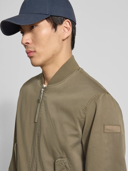 Marc O'Polo Regular Fit Blouson aus reiner Baumwolle Hellbraun 3