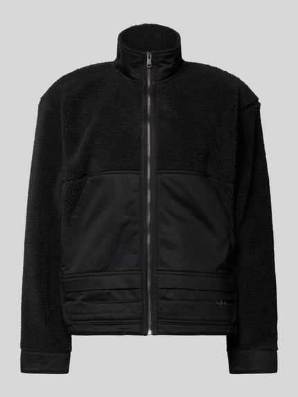 adidas Originals Teddyjacke mit Logo-Stitching Black 2