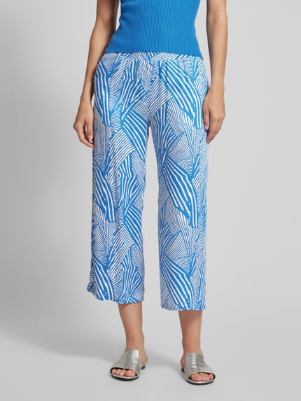 Smith and Soul Straight Leg stoffen broek met elastische band Koningsblauw - 4