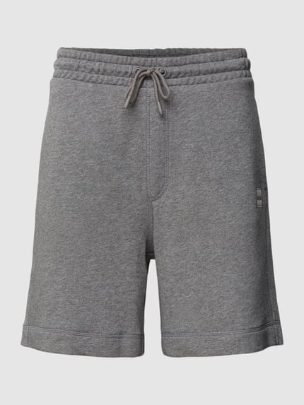 BOSS Orange Korte broek met labelpatch, model 'Sewalk' Lichtgrijs - 2