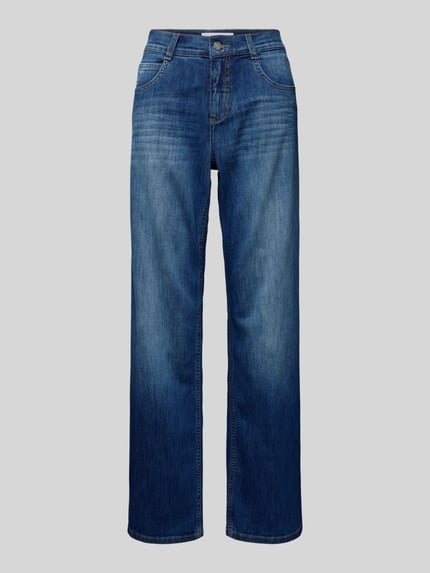 ANGELS Wide Leg Jeans im 5-Pocket-Design Modell 'LIZ' Marine 2