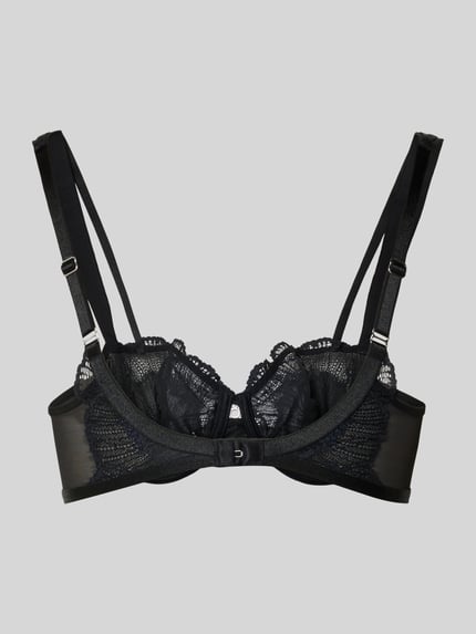 Triumph Balconette-bh met kant serie 'Palina Moonlight Kiss' Zwart - 3