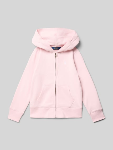 Polo Ralph Lauren Teens Bluza rozpinana z kapturem Jasnoróżowy 1
