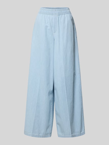 Wide Fit Stoffhose in Denim-Optik Modell 'Ceiling' Shop The Look MANNEQUINE