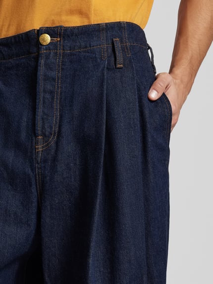Kenzo Jeansy z kieszenią z tyłu Granatowy 3