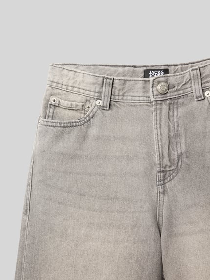 JACK & JONES Korte regular fit jeans in 5-pocketmodel, model 'TONY' Middengrijs gemêleerd - 2