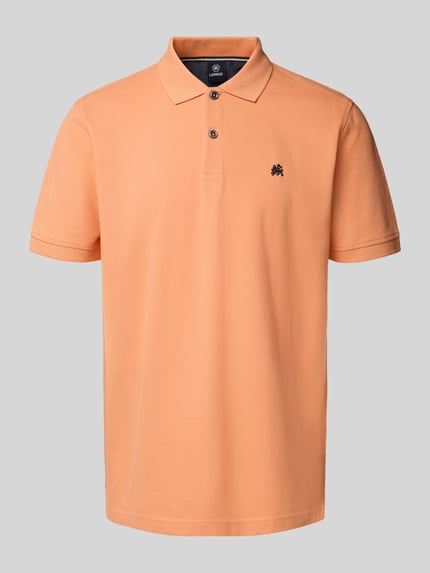 LERROS Poloshirt mit Label-Stitching Orange 2