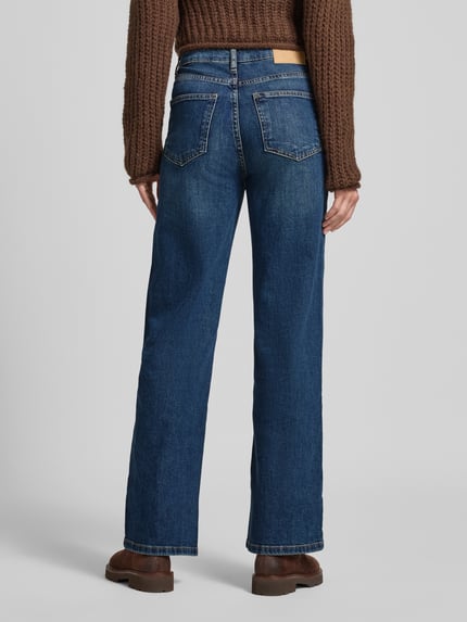 OPUS Straight fit jeans in 5-pocketmodel Jeansblauw - 5