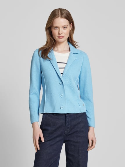 monari Blazer mit Strukturmuster Hellblau 4