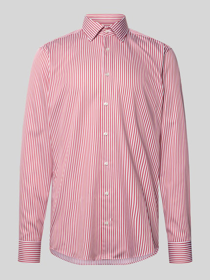 BOSS Regular Fit Businesshemd aus reiner Baumwolle Modell 'JOE' Rot 2