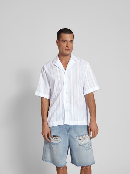 WON HUNDRED Regular fit vrijetijdsoverhemd met knoopsluiting Bleu - 4
