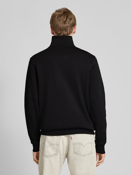 Champion Schipperstrui met logostitching en steekzakken Zwart - 5
