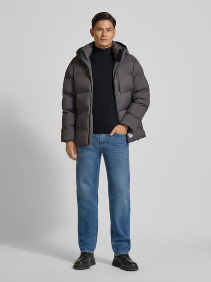 khujo Kurtka w stylu puffer z kapturem model 'Silas' Antracytowy 1