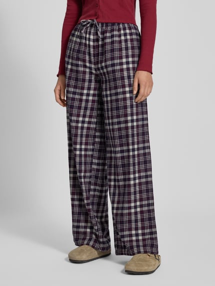 REVIEW Relaxed Fit Stoffhose mit Tunnelzug Marine 4