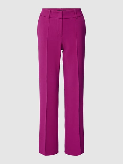 CAMBIO Broek met Franse steekzakken, model 'FARAH' Felroze - 2