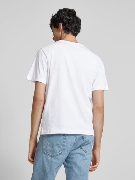 JACK & JONES T-shirt z nadrukiem z logo model ‘SPLIT’ Biały 5