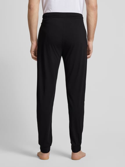 BOSS Sweatpants mit Label-Stitching Modell 'Mix&Match' Black 5