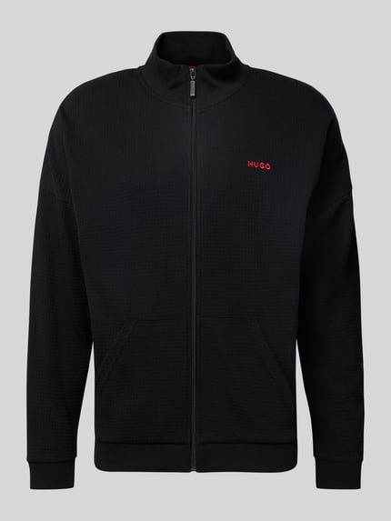 HUGO Regular Fit Sweatjacke aus Baumwoll-Mix Modell 'AUSTIN' Black 2