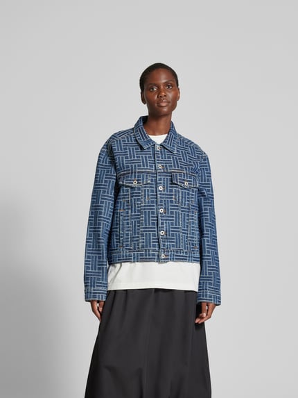 Kenzo Jeansjack met borstzakken Jeansblauw - 4