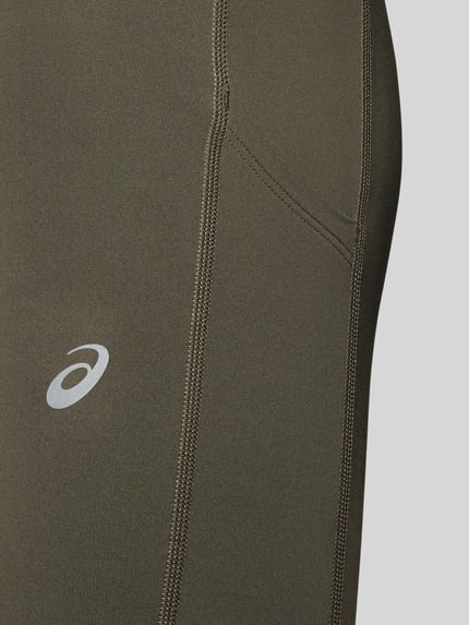 Produktfoto, legginsy z dodatkiem streczu Model 'CORE' od ASICS TIGER z elastycznej mieszanki materiałów, nadruk z logo