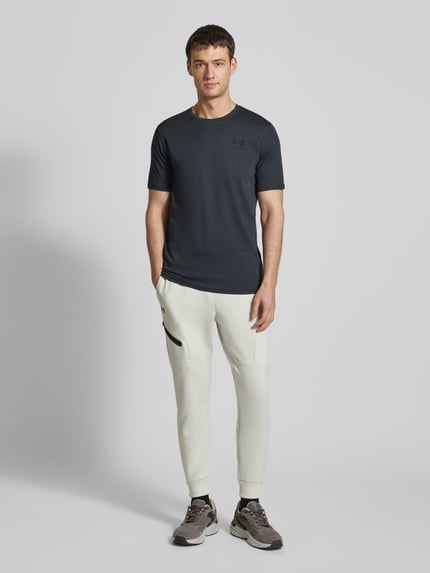 Under Armour T-shirt met labelprint Zwart - 1