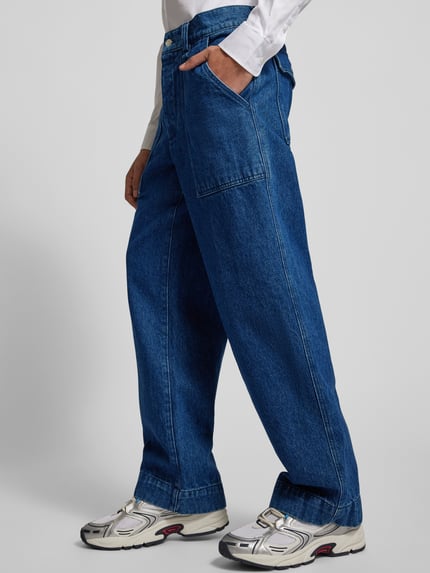 MAISON KITSUNÉ Jeansy z wpuszczanymi kieszeniami Jeansowy niebieski 3