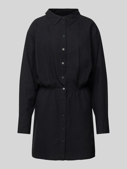 Gina Tricot Overhemdjurk met knoopsluiting Zwart - 2
