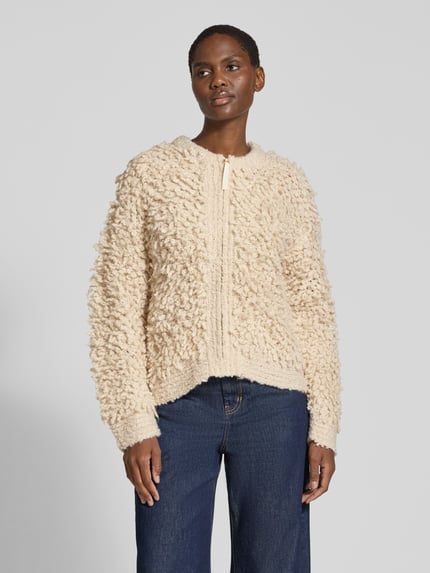 Christian Berg Woman Strickjacke mit Reißverschluss von Christian Berg 'K-AlyaS' Offwhite 4