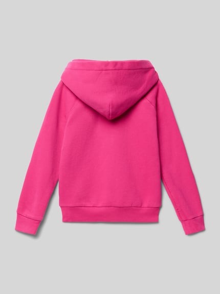 Produktfoto, Regular Fit Hoodie aus Baumwoll-Mix von Polo Ralph Lauren Kids, efekt: jednolity kolor, krój regular fit, mieszanka bawełny, długi rękaw, kaptur, zakończenia prążkowane, dzianina dresowa