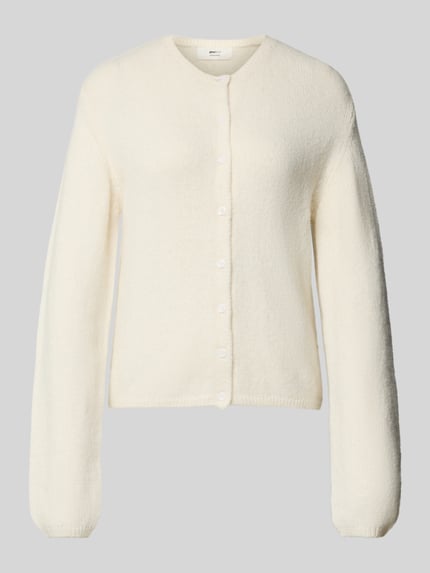 Strickjacke mit Knopfleiste Shop The Look MANNEQUINE