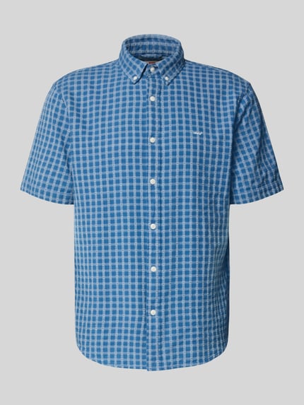 Relaxed Fit Freizeithemd aus reiner Baumwolle Modell 'AUTHENTIC BUTTON DOWN' Shop The Look MANNEQUINE