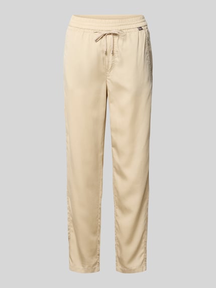 Marc Cain Jogpants aus Lyocell mit Tunnelzug Modell 'RHODOS' Sand 2
