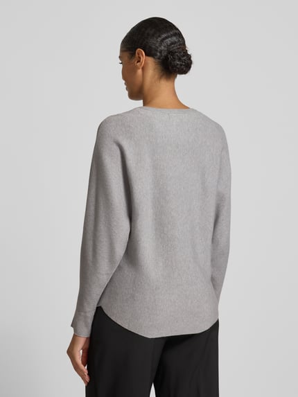 Apricot Sweter z dzianiny z obszyciem ozdobnymi kamieniami Średnioszary 5