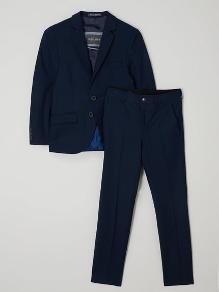 G.O.L. Regular fit kostuum met stretch Blauw - 1