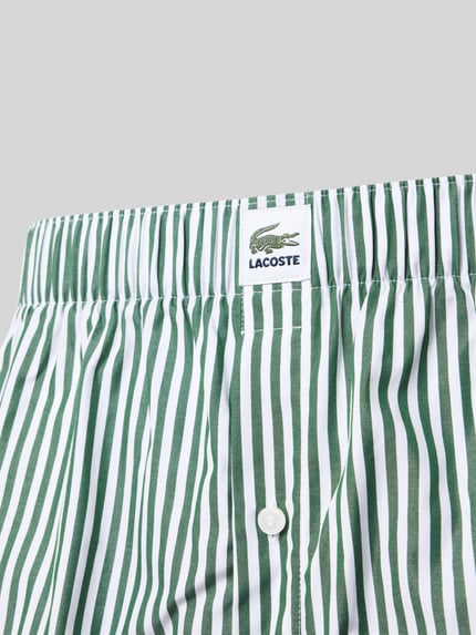 Lacoste Boxer im 3er-Pack mit Logo-Patch Gruen 2
