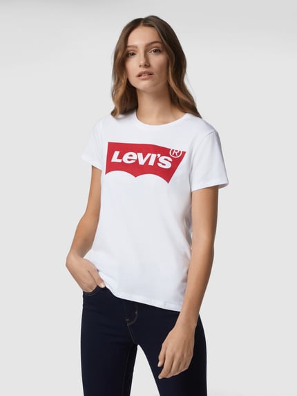 Levi's® Batwing Tee - T-Shirt mit Logo-Print  Weiss 4