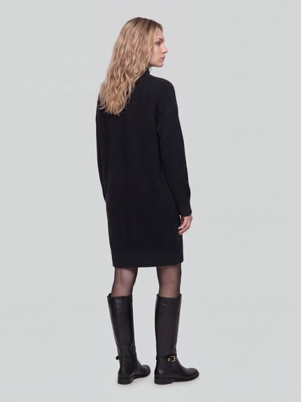 Marc O'Polo DENIM Strickkleid mit Mock Neck Black 4
