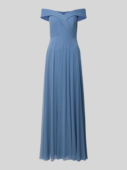 TROYDEN COLLECTION Abendkleid im Off-Shoulder-Look Hellblau 2