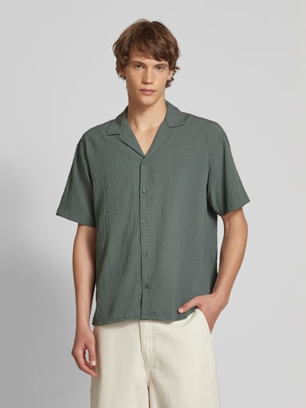JACK & JONES Vrijetijdsoverhemd met knoopsluiting, model 'PABLO' Donkergroen - 4