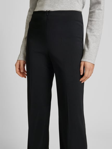 Raffaello Rossi Straight Leg Stoffhose mit Bügelfalten Modell 'BRITTA' Black 3