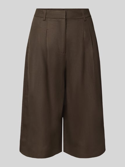 Wide Fit Shorts aus Lyocell-Mix Modell 'Colleen' Shop The Look MANNEQUINE