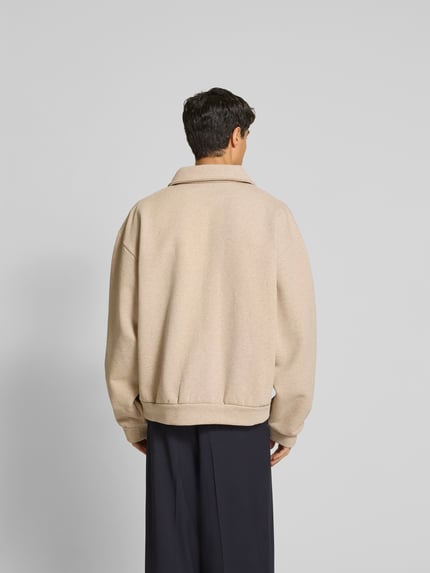 Marni oversized sweatshirt met labeldetails Beige - 5