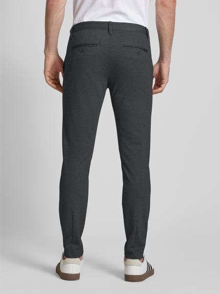 ONLY & SONS Slim Fit Jeans mit Stretch-Anteil Modell 'Mark' Anthrazit Melange 5