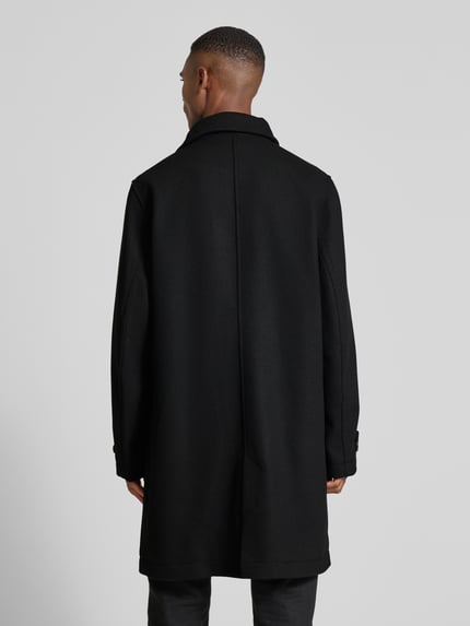 BOSS Orange Regular Fit Wollmantel mit Umlegekragen Modell 'OCOZIER' Black 5