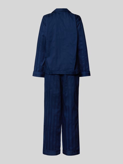 Lauren Ralph Lauren Pyjama mit Logo-Stitching Dunkelblau 3