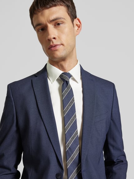 Jake*s Slim Fit Business-Hemd mit Kentkragen Ecru 3